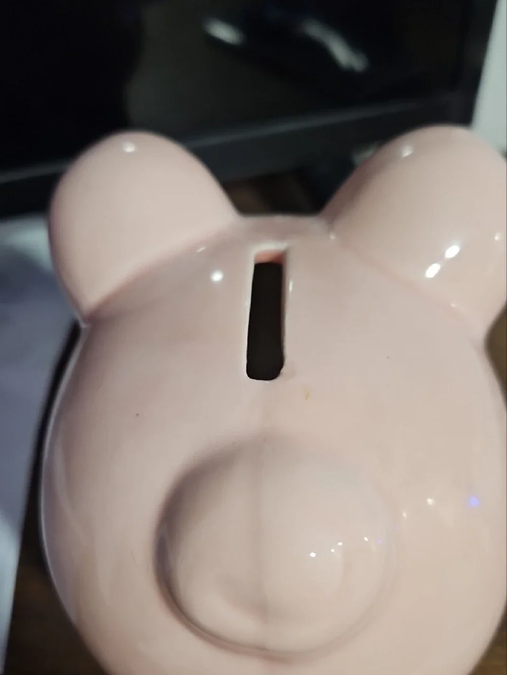 Classic Pink Ceramic Piggy Bank - Home Accents